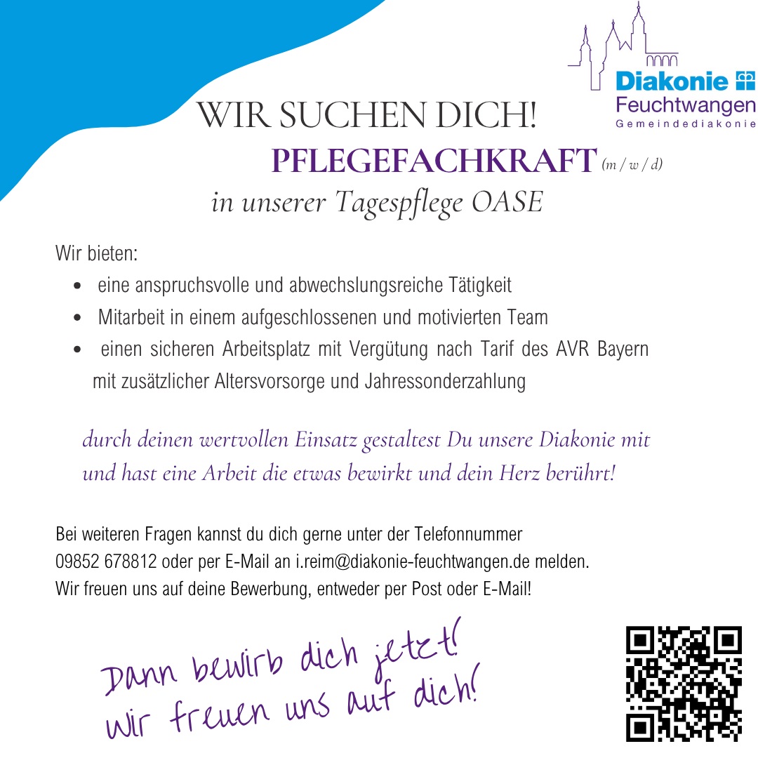 Stellenausschreibung Fachkraft