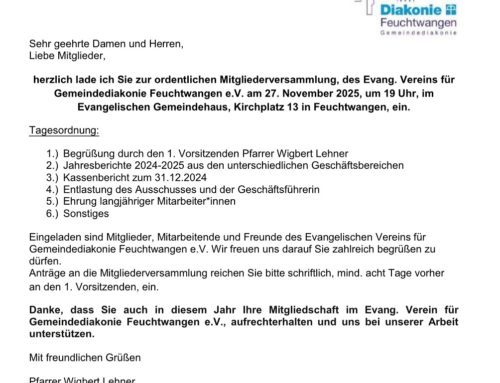 Mitgliederversammlung 2025